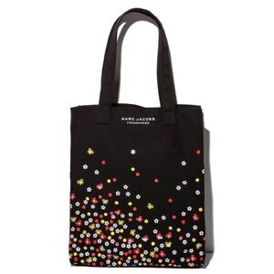 Marc Jacobs Black Flower tote bag New With Tag 🏷️